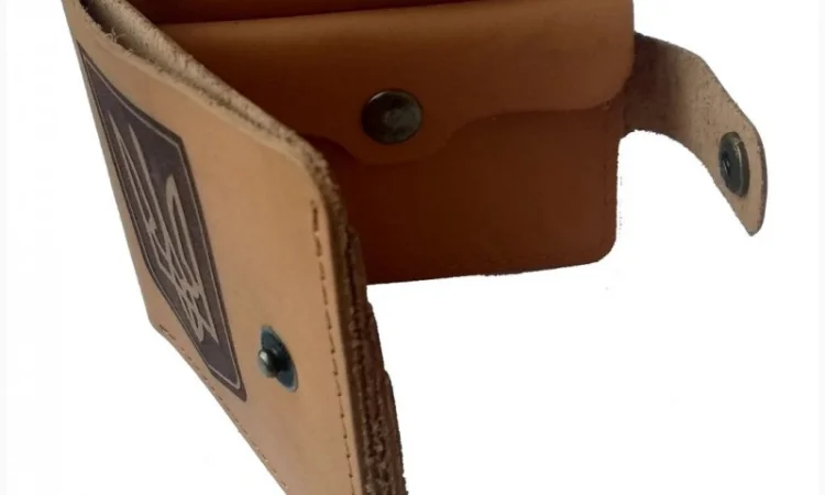 Шкірняий гаманець з Тризубом, гаманець з зображенням Тризуба - фото № 10