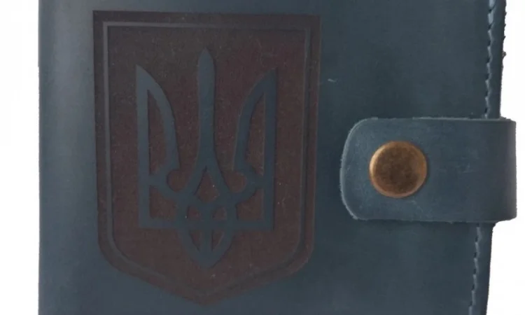 Шкірняий гаманець з Тризубом, гаманець з зображенням Тризуба - фото № 5