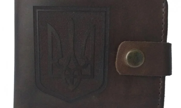 Шкірняий гаманець з Тризубом, гаманець з зображенням Тризуба - фото № 8