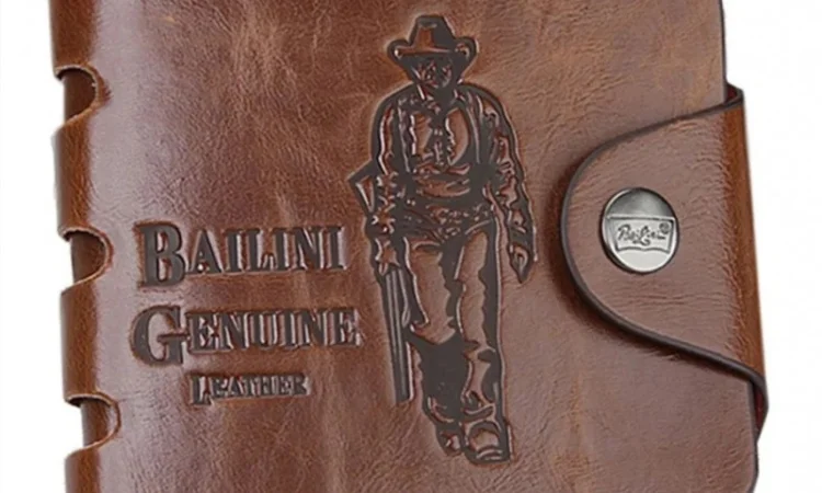 Гаманець Bailini Genuine Leather Original - стильный мужской аксессуар - фото № 1