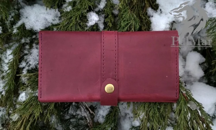 Качественный кожаный женский кошелек - фото № 1