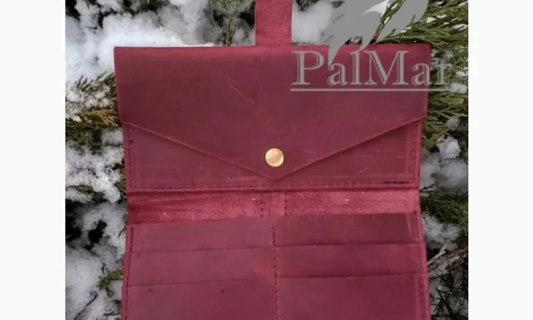 Качественный кожаный женский кошелек - фото № 3