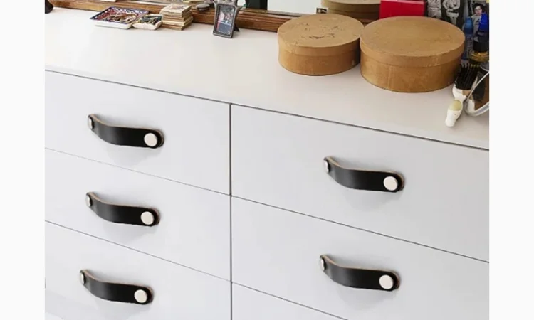 Ручка для меблів з натуральної шкіри Полоса2 - фото № 5