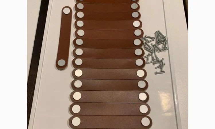 Ручка для меблів з натуральної шкіри Полоса2 - фото № 6