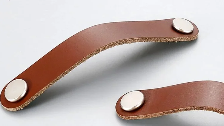 Ручка для меблів з натуральної шкіри Полоса2 - фото № 9