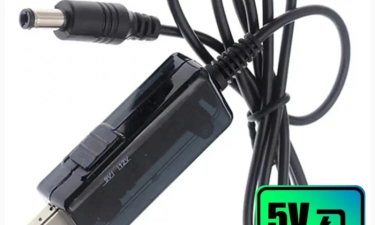 Шнур (кабель) для роутера з 5 на 12 або 9 вольт - фото № 1