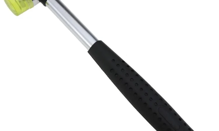 Молоток для установки фурнитуры со сменным насадками, прорезиненный - фото № 4