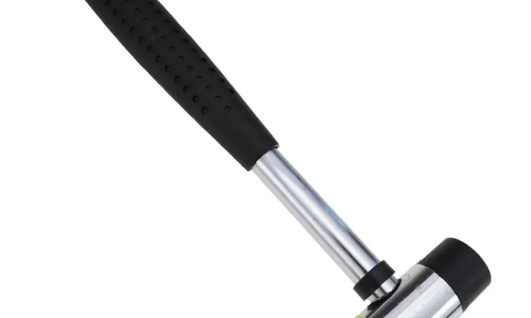 Молоток для установки фурнитуры со сменным насадками, прорезиненный - фото № 6