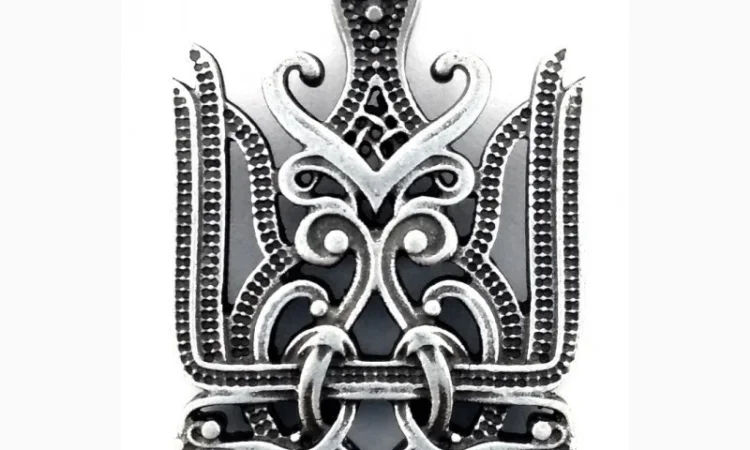 Кулон Тризуб Королевский - фото № 1