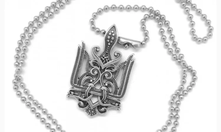 Кулон Тризуб Королевский - фото № 2