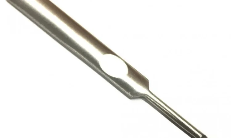 Канавкорез - торцбил U 115 mm для работы с кожей - фото № 3