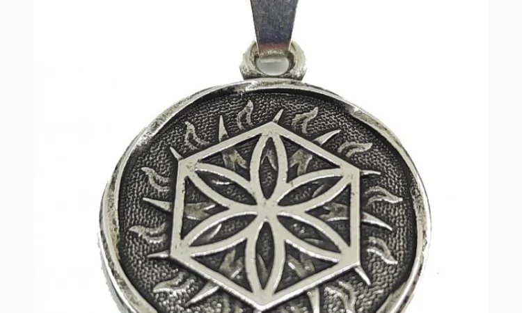 Слов'янський оберіг з полірованої сталі - фото № 1