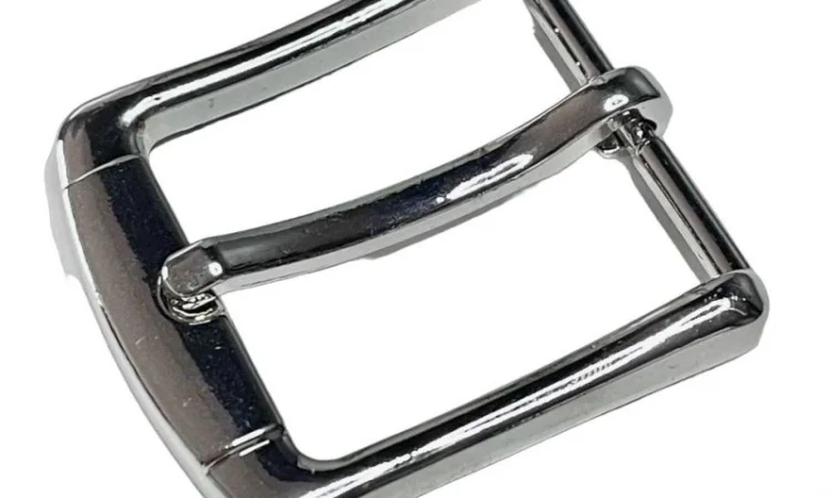 Пряжка для ременя 35 мм з нікелю - фото № 1