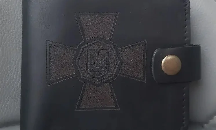 Гаманець з емблемою ЗСУ на замовлення - фото № 2