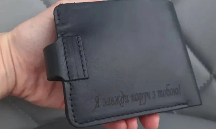 Гаманець з емблемою ЗСУ на замовлення - фото № 4