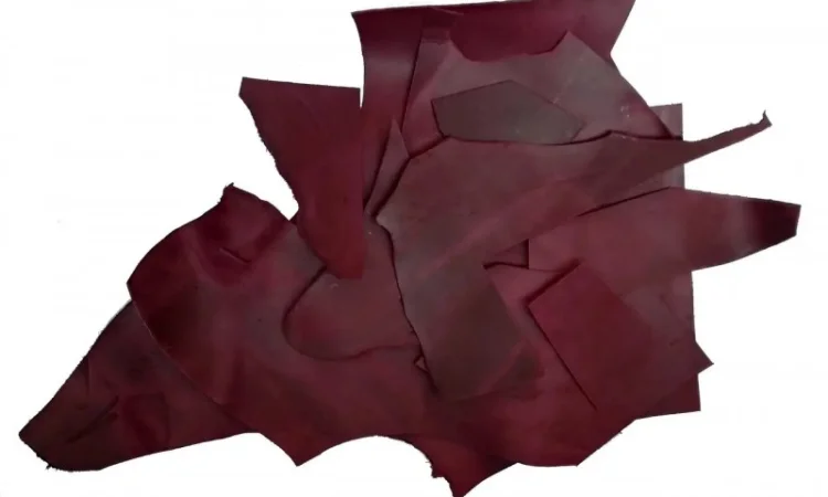 Обрезки натуральной кожи Crazy Horse на вес - фото № 2