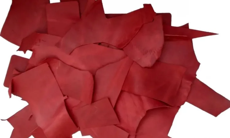 Обрезки натуральной кожи Crazy Horse на вес - фото № 3