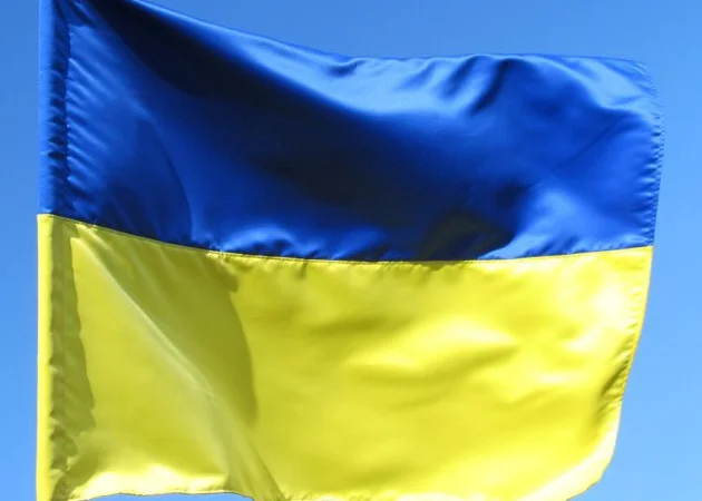 Атласный флаг Украины 190х90 см - фото № 4