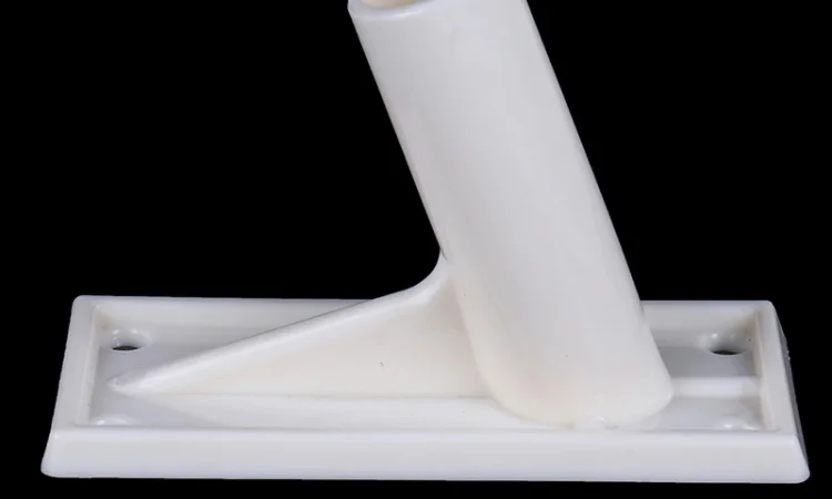 Держатель для флага под флагшток маленький белый - фото № 1