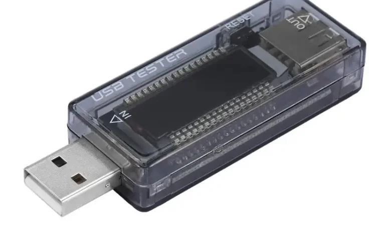 USB Тестер Keweisi KWS-V20 – амперметр та вольтметр для вимірювання ємності акумуляторів - фото № 2