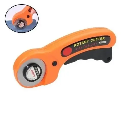 Запасні леза 5 штук для дискового ножа 45мм, для різання тканини - фото № 2