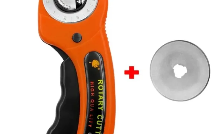 Запасні леза 5 штук для дискового ножа 45мм, для різання тканини - фото № 4