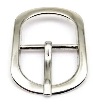 Універсальна пряжка 13 мм, закруглена для браслетів, дрібних виробів. Нікель - фото № 1