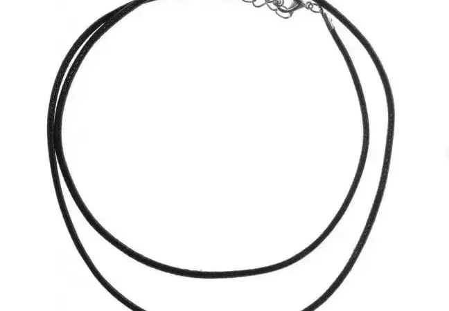 Вощений шнур для кулона підвіски хрестика 50 см - фото № 2