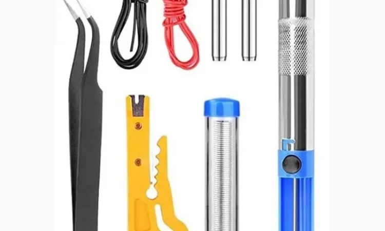 Набір інструментів для паяння 18 в 1 паяльник JCD908S 80W - фото № 9