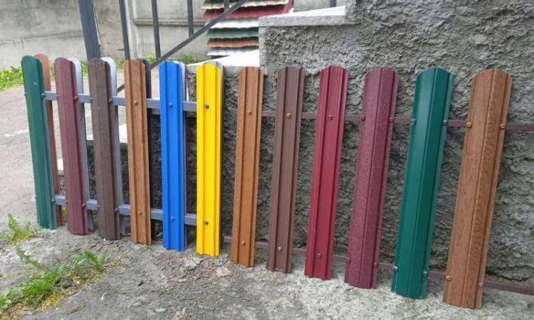 Металевий штакетник, евроштакетник, європаркан від виробника, відправка - фото № 1