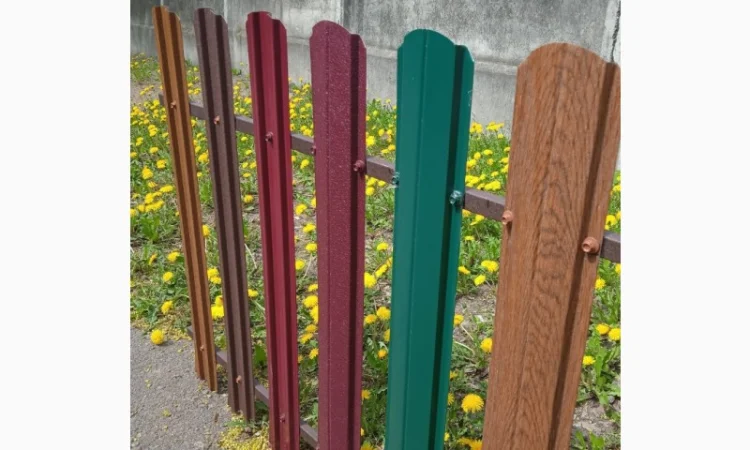 Металевий штакетник, евроштакетник, європаркан від виробника, відправка - фото № 3