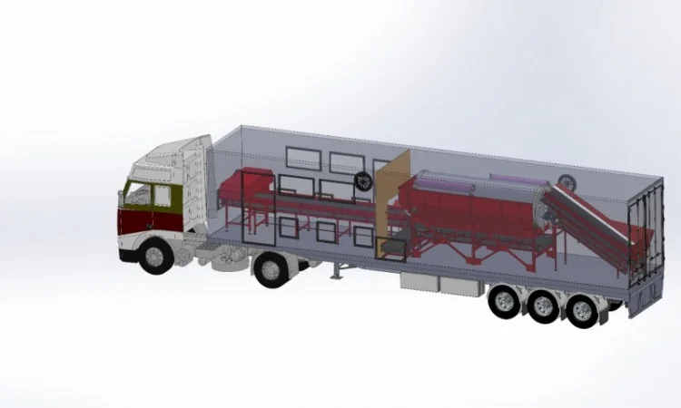 Мобільна сортувальна лінія для твердих побутових відходів ТПВ - фото № 2