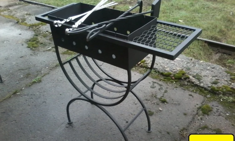 Мангал с дровницей - фото № 4