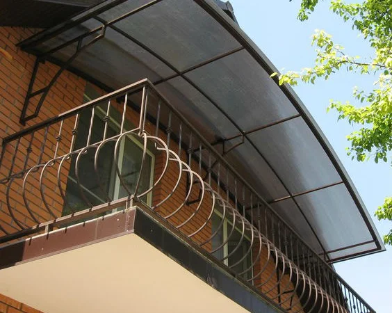 Козырек навесы над входом Запорожья - фото № 4