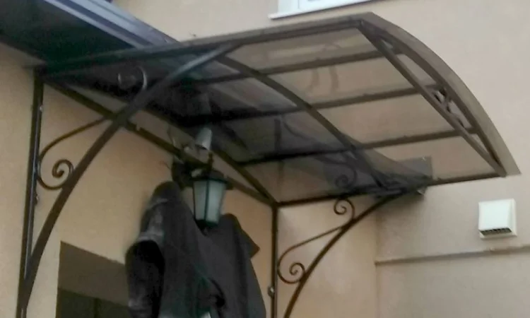 Козырек навесы над входом Запорожья - фото № 6