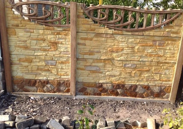 Железобетонный забор заказать в Запорожье - фото № 2