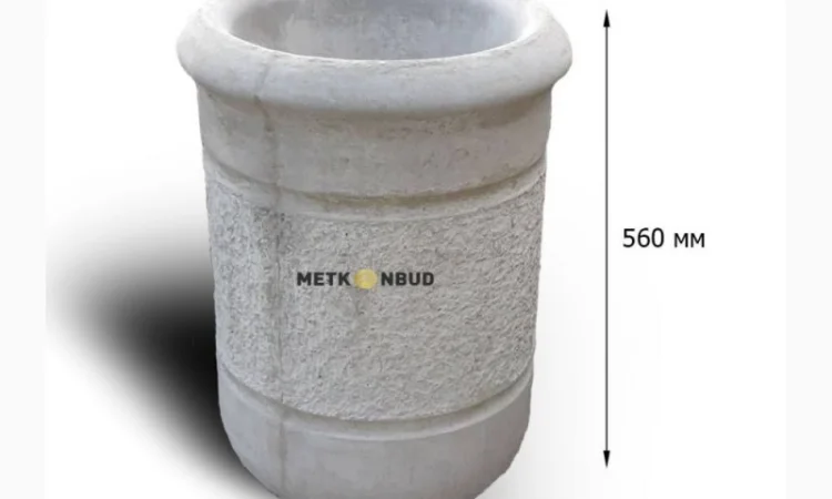 Урна для мусора уличная бетонная - фото № 3