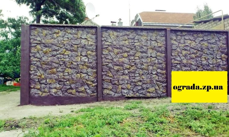 Навершень на плиту.Козырек для плит еврозабора - фото № 3