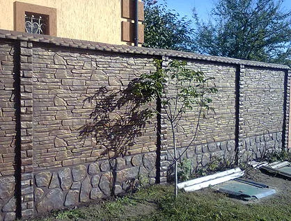 Навершень на плиту.Козырек для плит еврозабора - фото № 4