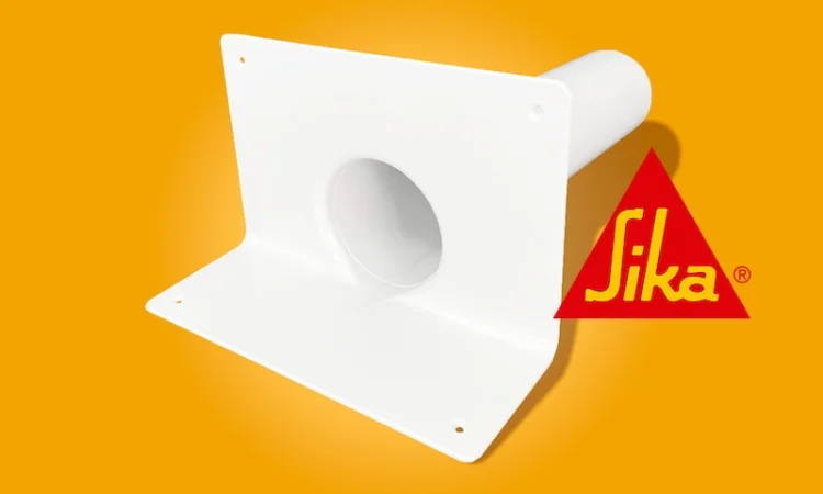 ПВХ-воронка парапетна, діаметр 125 мм - фото № 1