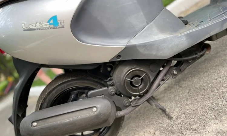 Продается мотоцикл Suzuki Lets 4G в идеальном состоянии - фото № 4