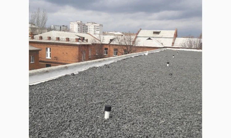 Монтаж балластной кровли в Днепре - фото № 1