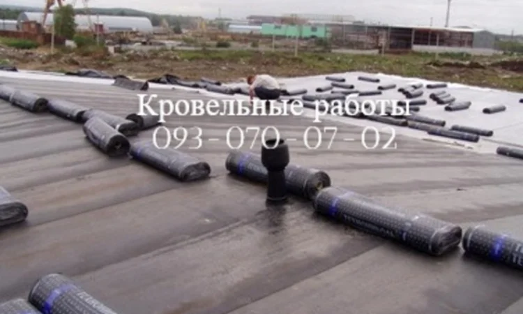 Ремонт мягкой кровли еврорубероидом - фото № 1