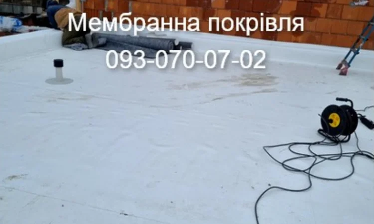Покриття ПВХ мембраною - якісні послуги - фото № 4