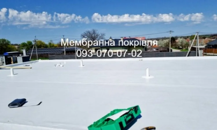 Монтаж мембранного покриття та гідроізоляція - фото № 3