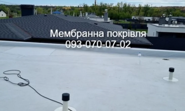 Монтаж ПВХ покрівлі та укладка ПВХ мембрани - фото № 2