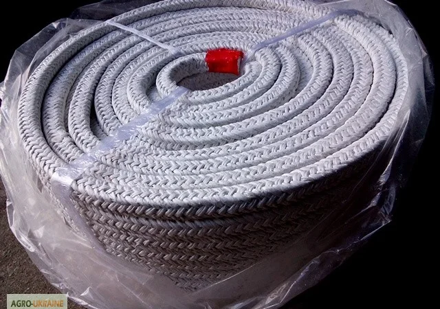 Асбестовый квадратный шнур для дверцы камина и котла - фото № 2