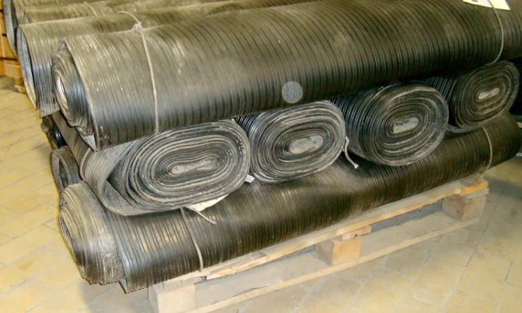 Резиновое покрытие для пола - дорожка - фото № 2