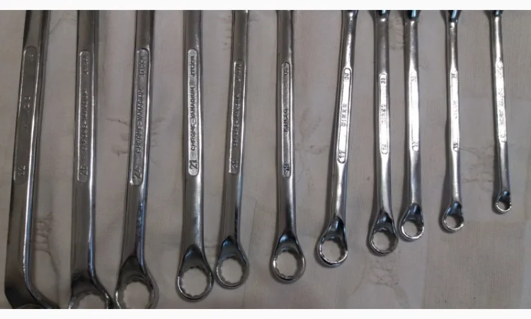 Набор ключей накидных изогнутых 12 шт 6-32 KINZO Голандия профи - фото № 2