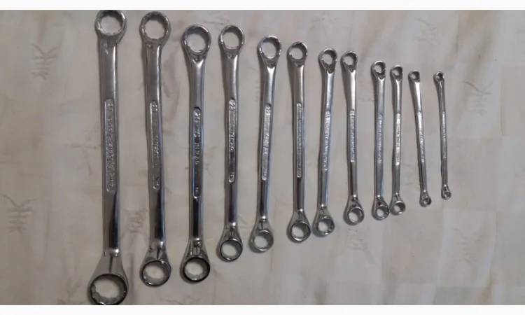 Набор ключей накидных изогнутых 12 шт 6-32 KINZO Голандия профи - фото № 3